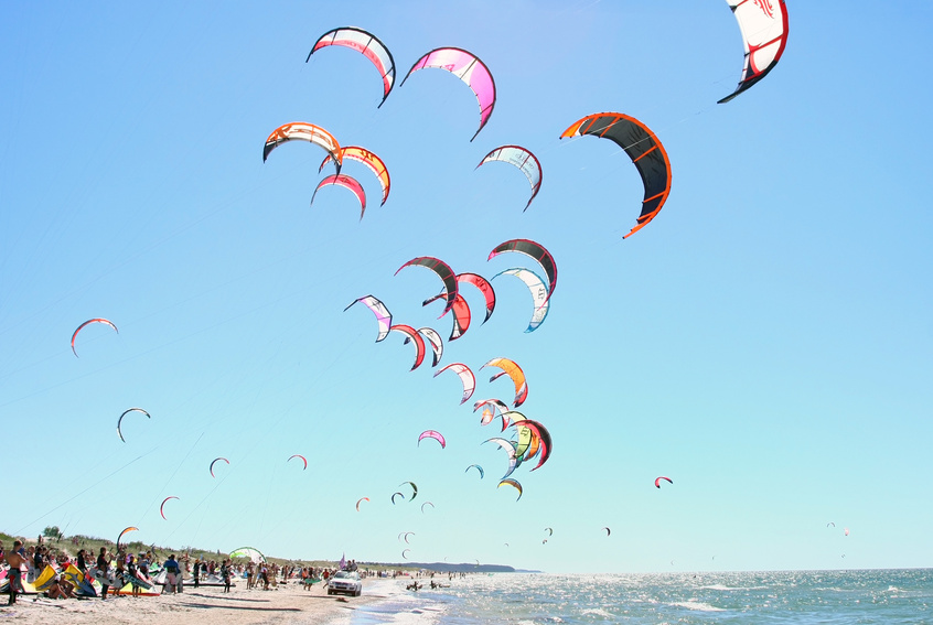 Kiteboarding competition